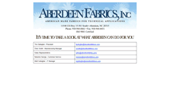 Desktop Screenshot of aberdeenfabrics.com