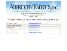 Tablet Screenshot of aberdeenfabrics.com